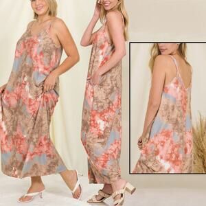 Zenana Outfitters Earthy Tones Maxi Dress